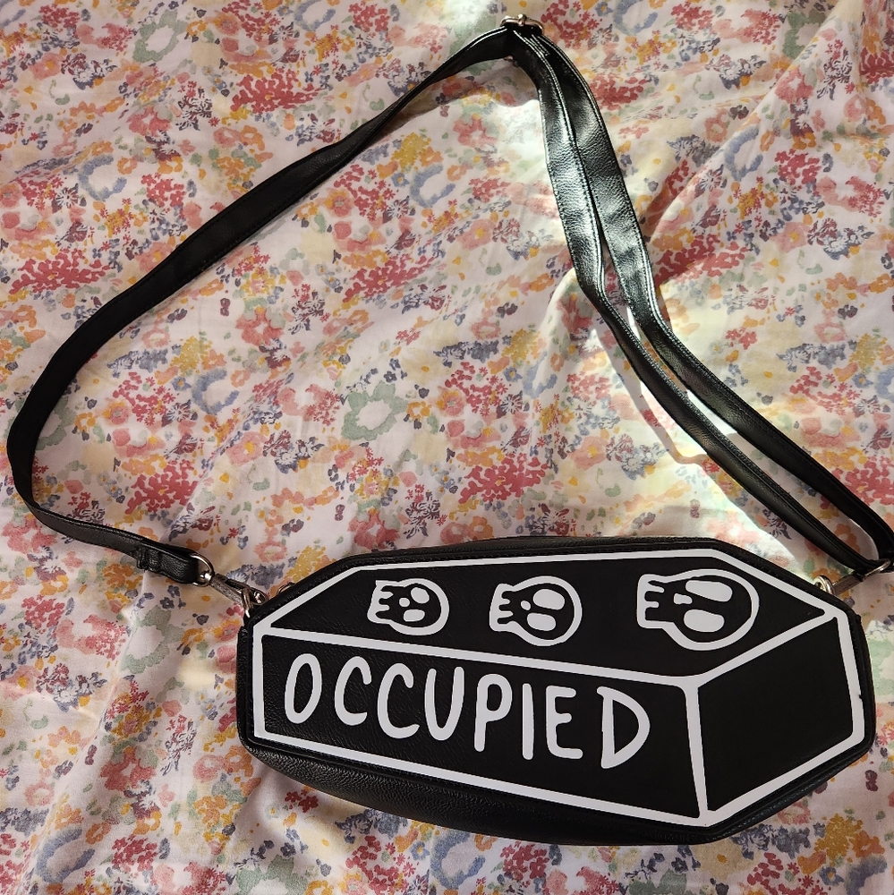 Loungefly occupied coffin bag